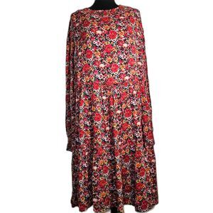 NWT Hayden Midi Floral Rayon Dress sz 2XL